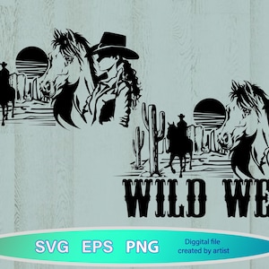 Paquete de vaquera del oeste svg, diseño de paquete de vaquera por sublimación, paquete del salvaje oeste, larga vida a las vaqueras, vaquera svg png, archivo de corte, sublimación