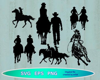 Cowboy Western Bundle SVG, Cowgirl Bundle Design svg, wildes Westen Bundle, Cowboy Zitate, Rodeo, es lebe Cowgirls svg, Cowboy und Gowgirl