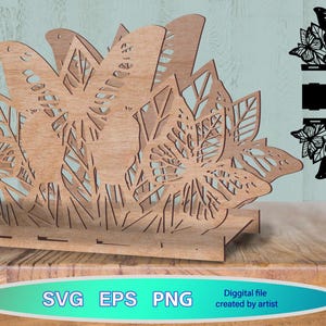 Serviettenhalter Laser Cut Datei, Serviette svg, Design svg, Schmetterling svg, Laserschnittdatei