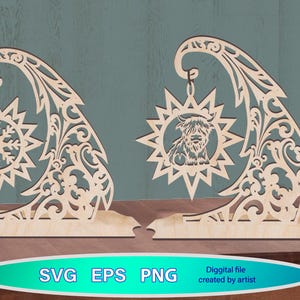 Nativity Scene svg, Laser Cut Nativity Tree & Stand, Christmas tree svg, Christmas Decor SVG DXF Cut File Glowforge , christmas decor
