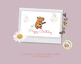 Carte anniversaire humour imprimable