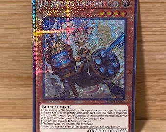 Tri-Brigade Springans Kitt  | Starlight Rare 25th Secret Rare Quarter Century Secret Ultra Common | Orica Proxy Custom | Free Shipping