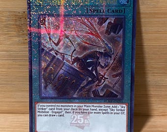 Sky Striker Mobilize Engage | 25th Secret Rare Quarter Century | Orica Proxy Custom | Alternate Art Alt | Free Shipping