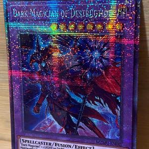 Magicien noir de la destruction | 25e secret rare quart de siècle | Secret ultra commun Orica proxy personnalisé | Livraison gratuite image 3