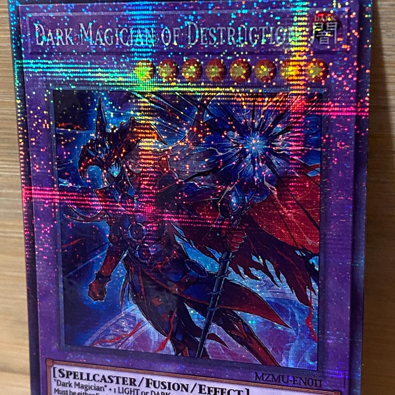 Magicien noir de la destruction | 25e secret rare quart de siècle | Secret ultra commun Orica proxy personnalisé | Livraison gratuite image 3