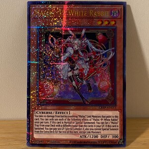 Maliss P White Rabbit | 25th Secret Rare Quarter Century | Orica Proxy Custom | Free Shipping