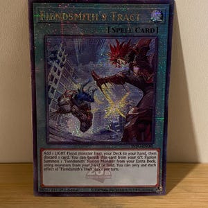 Fiendsmith&#39;s Tract | 25th Secret Rare Quarter Century | Orica Proxy Custom | Free Shipping