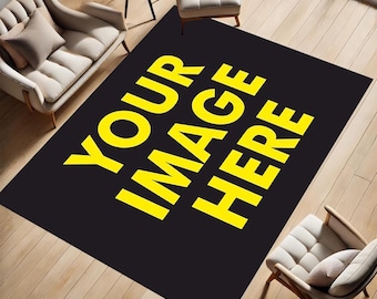 Personalized Rug, Custom Rug with Your Logo, Custom Rug, Custom Image Rugs, Custom Rug for Business, Your Rug, Washable Rug, Doormat Rug