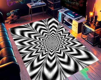 3D Vortex Rug,illusion Rug,Optical illusion Rug,Popular Rug,Home Decor,Area Rugs,Aesthetic Rug,Rugs for Living Room,Housewarming Gift