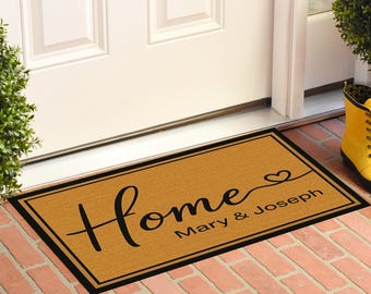 Housewarming Gift,Wedding Gift,New Home Gift,Personalized Custom Doormat,Personalized Gift,Welcome DoorMat,Welcome Mat,Custom Doormat