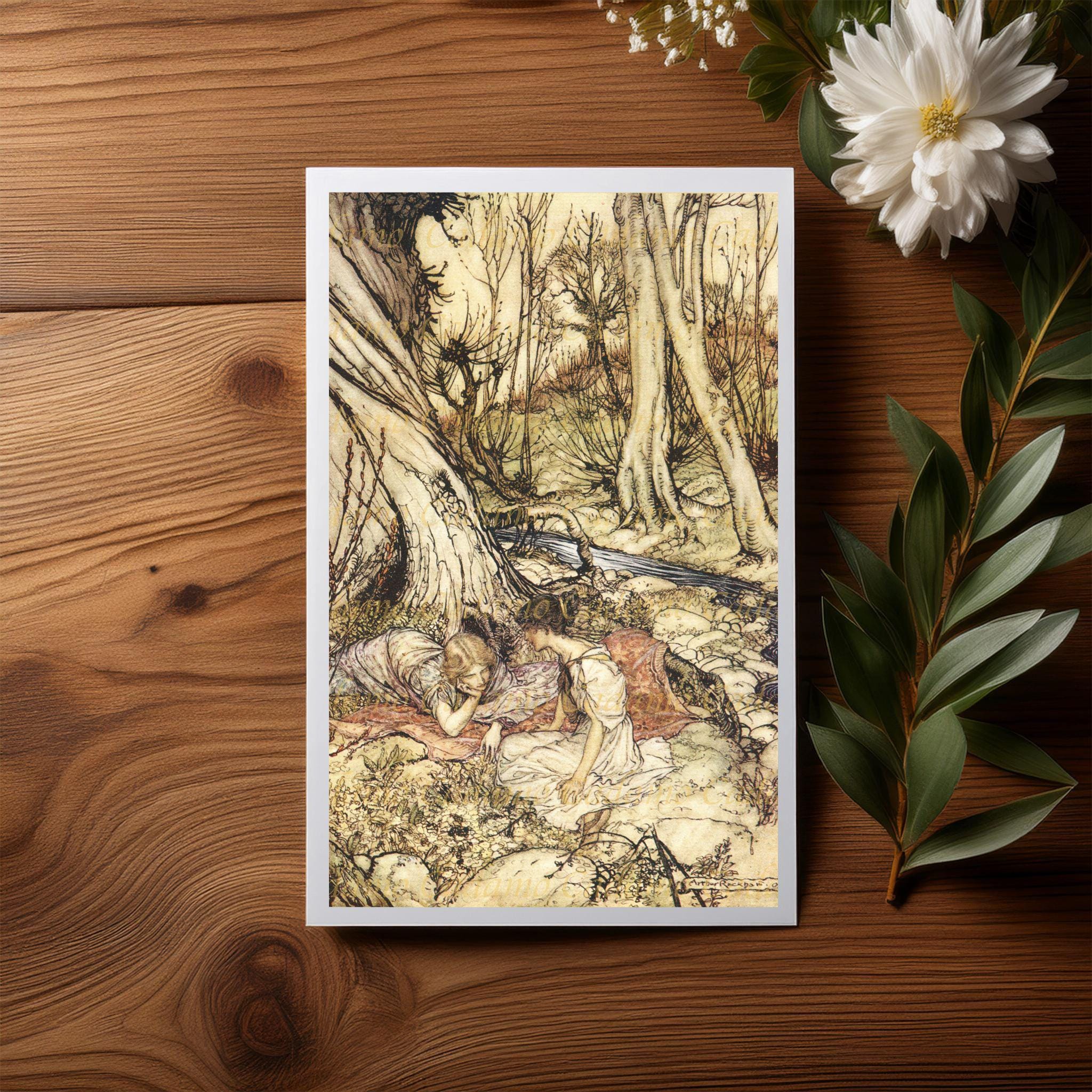 Arthur Rackham Illustration From Midsummer Night's Dream - Etsy