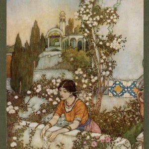 Edmund Dulac-illustratie: kaart of afdruk