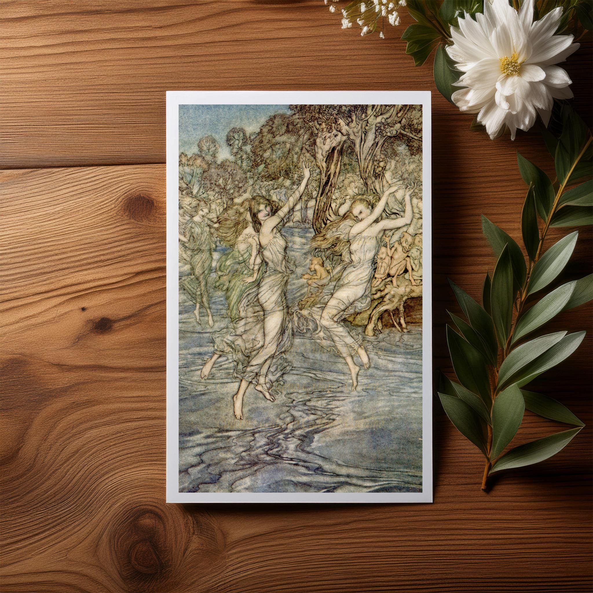 Arthur Rackham Comus Illustration - Card or Print - Etsy