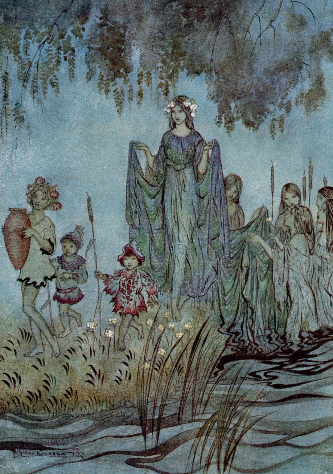 Arthur Rackham Comus Illustration - Card or Print - Etsy