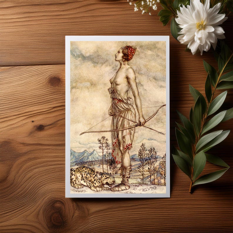 Arthur Rackham Comus Illustration - Card or Print - Etsy