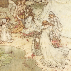 Arthur Rackham Illustration from Midsummer Night&#39;s Dream
