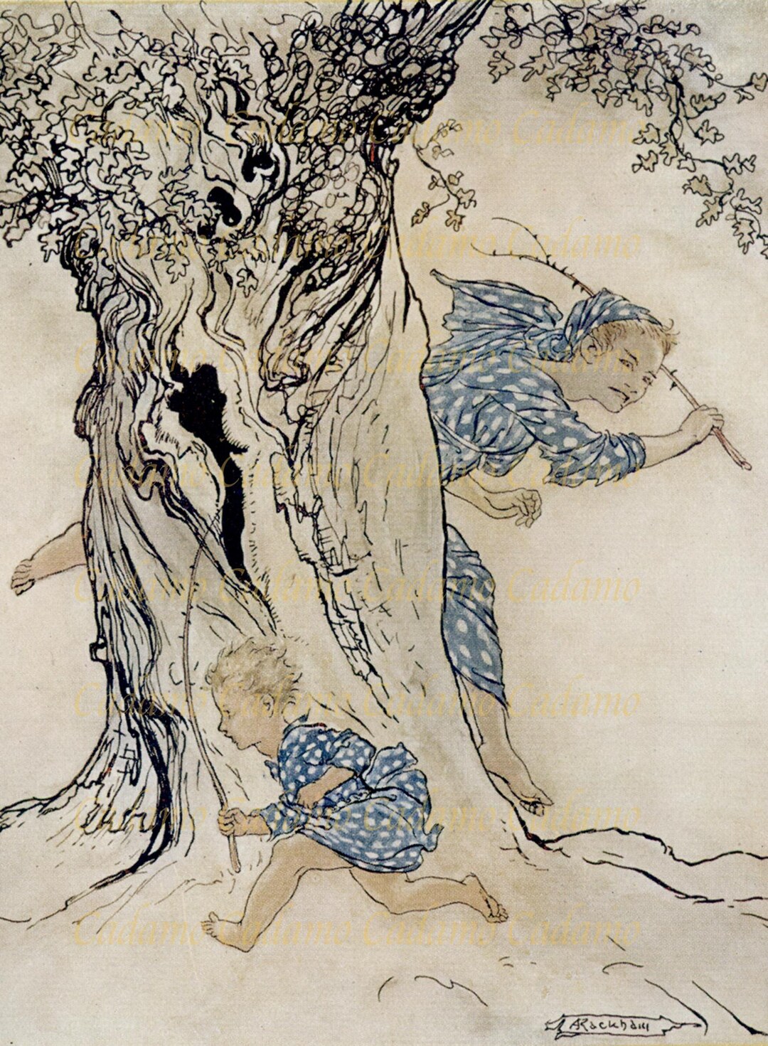 Arthur Rackham Illustration From Irish Fairy Tales - Card or Print - Etsy