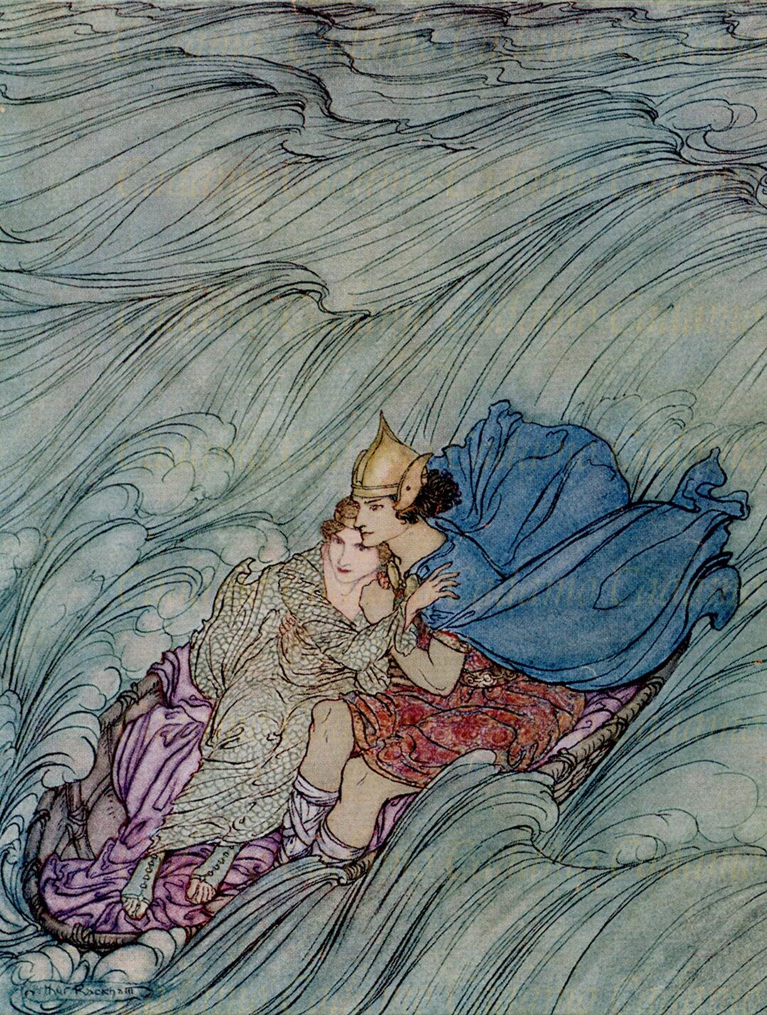 Arthur Rackham Illustration From Irish Fairy Tales - Card or Print - Etsy