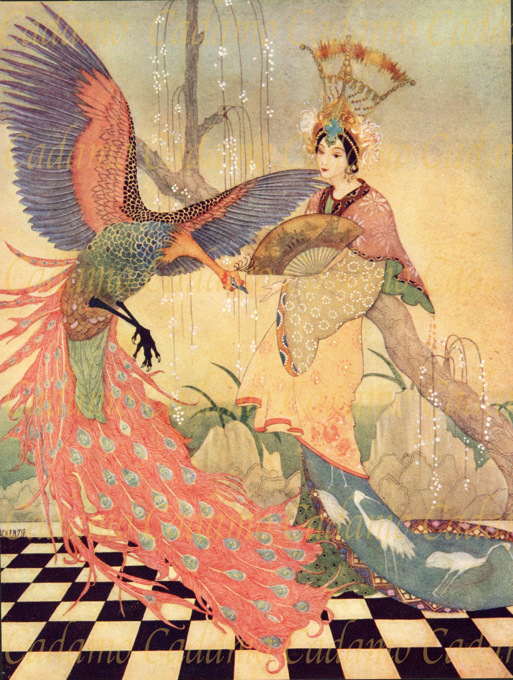 1919年版『アラジンと魔法のランプ』のマッケンジーによるイラスト