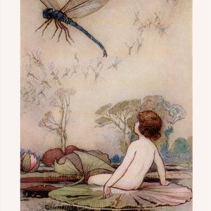 Water Babies Illustration - Card or Print