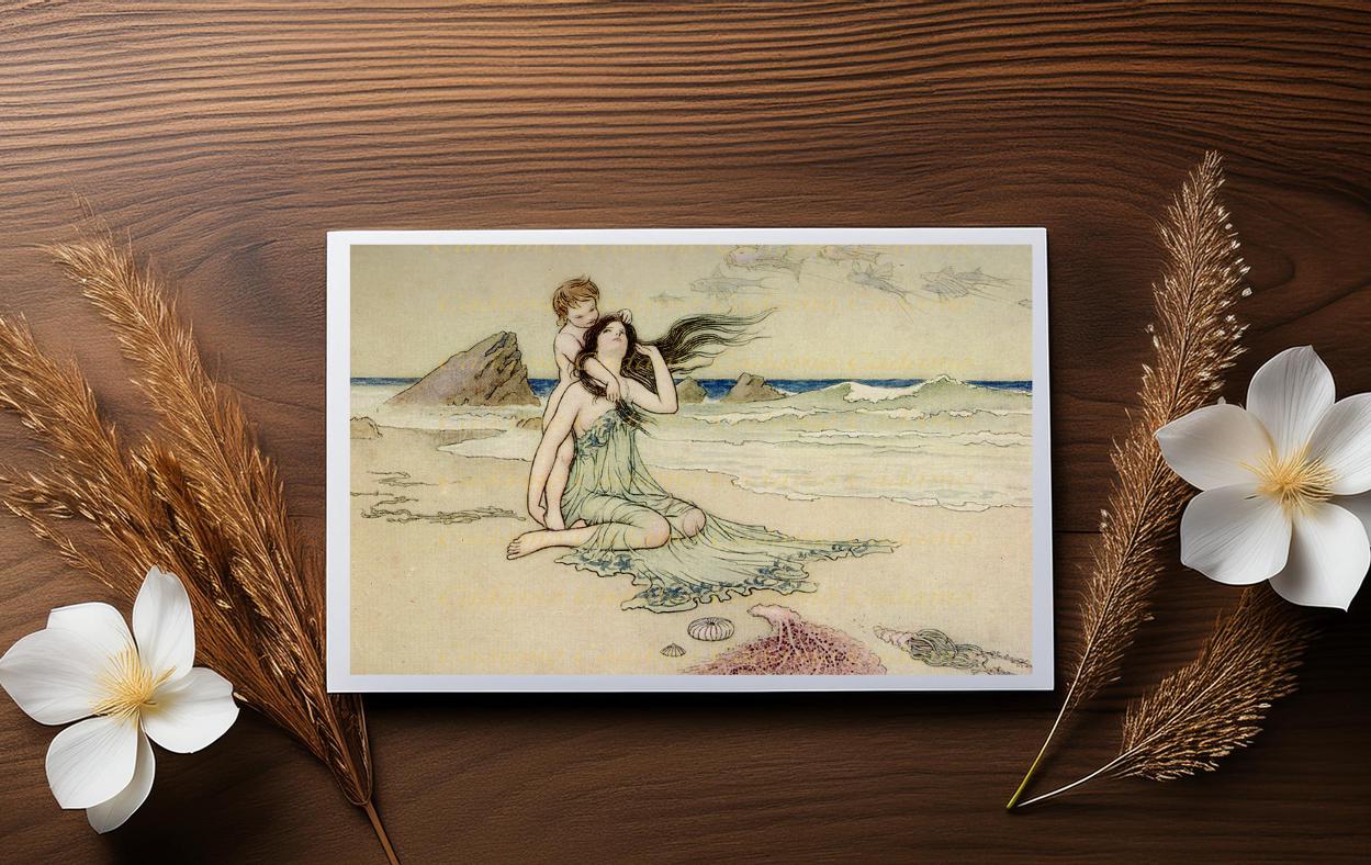 Arthur Rackham Water Babies Illustration Print or Card - Etsy