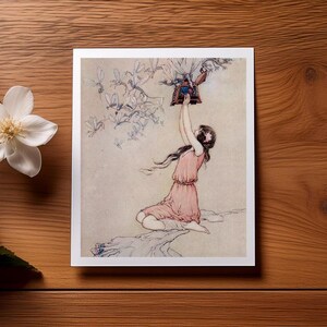 Water Babies Arthur Rackham Card or Print - Etsy