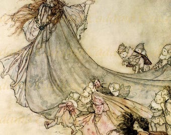 アーサーラッカム　挿絵本　真夏の夜の夢 真夏の夜の夢 | ウィリアム シェイクスピア, アーサー・ラッカム, 伊東