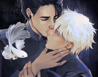 Satosugu Kiss- Jujutsu Kaisen Print