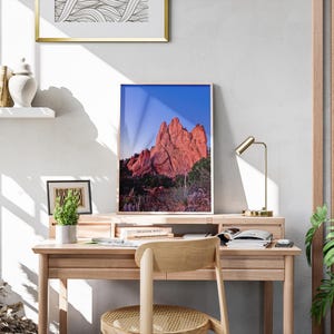 Red Rock Photo Digital Download Desert Landscape Art Nature Wall Decor Sunset Print