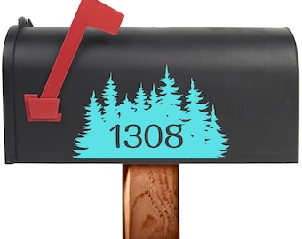 Custom Adhesive Vinyl Mailbox Decal