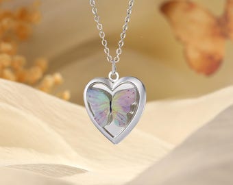 Personalized Heart Locket Necklace with Photo,Heart Locket Keepsake,Locket Necklace Memorial Gift,Birthday Gift for Her,Christmas Gift