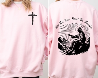 Sudadera con versículos bíblicos Sudadera con cristianismo Sudadera con las Escrituras Amando a Jesús Religiosamente Sudadera Cristiana Ropa cómoda de Jesús