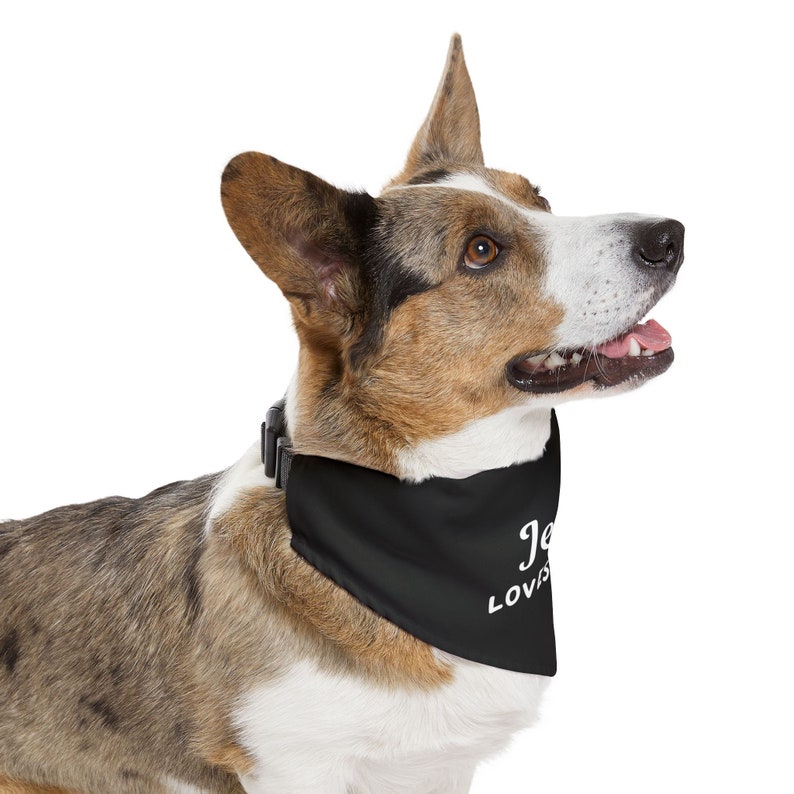 Bandanas cristianas para perros Bandana para mascotas Personalidad Dioses Perros Bandana para perros de inspiración religiosa Regalos para mascotas cristianas Regalos para personas caninas imagen 4