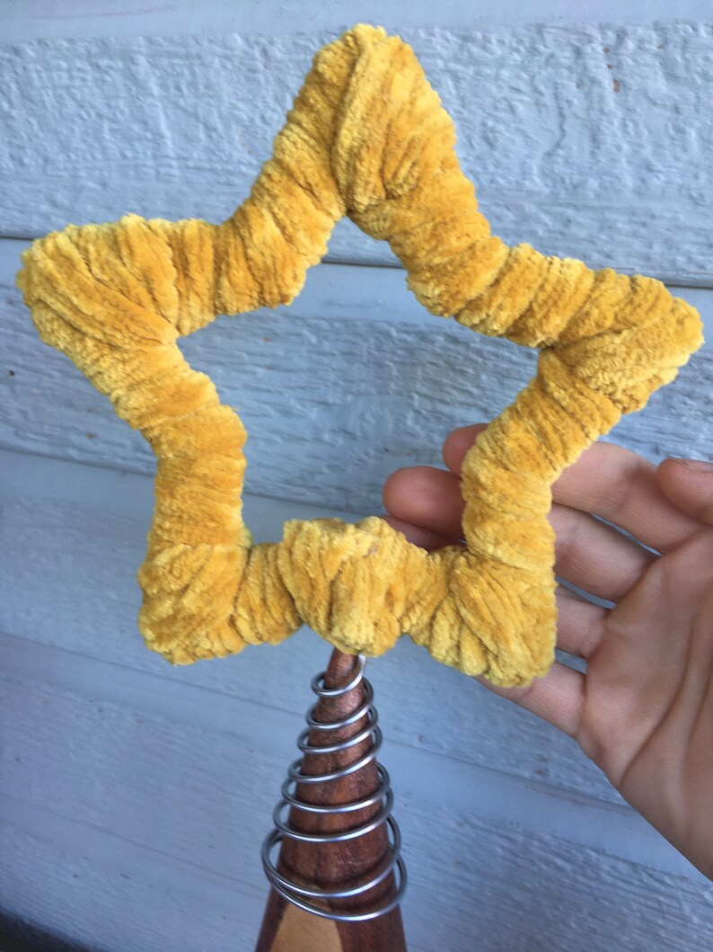 Christmas Tree Topper Star Minimalist Soft Knit Star for Etsy