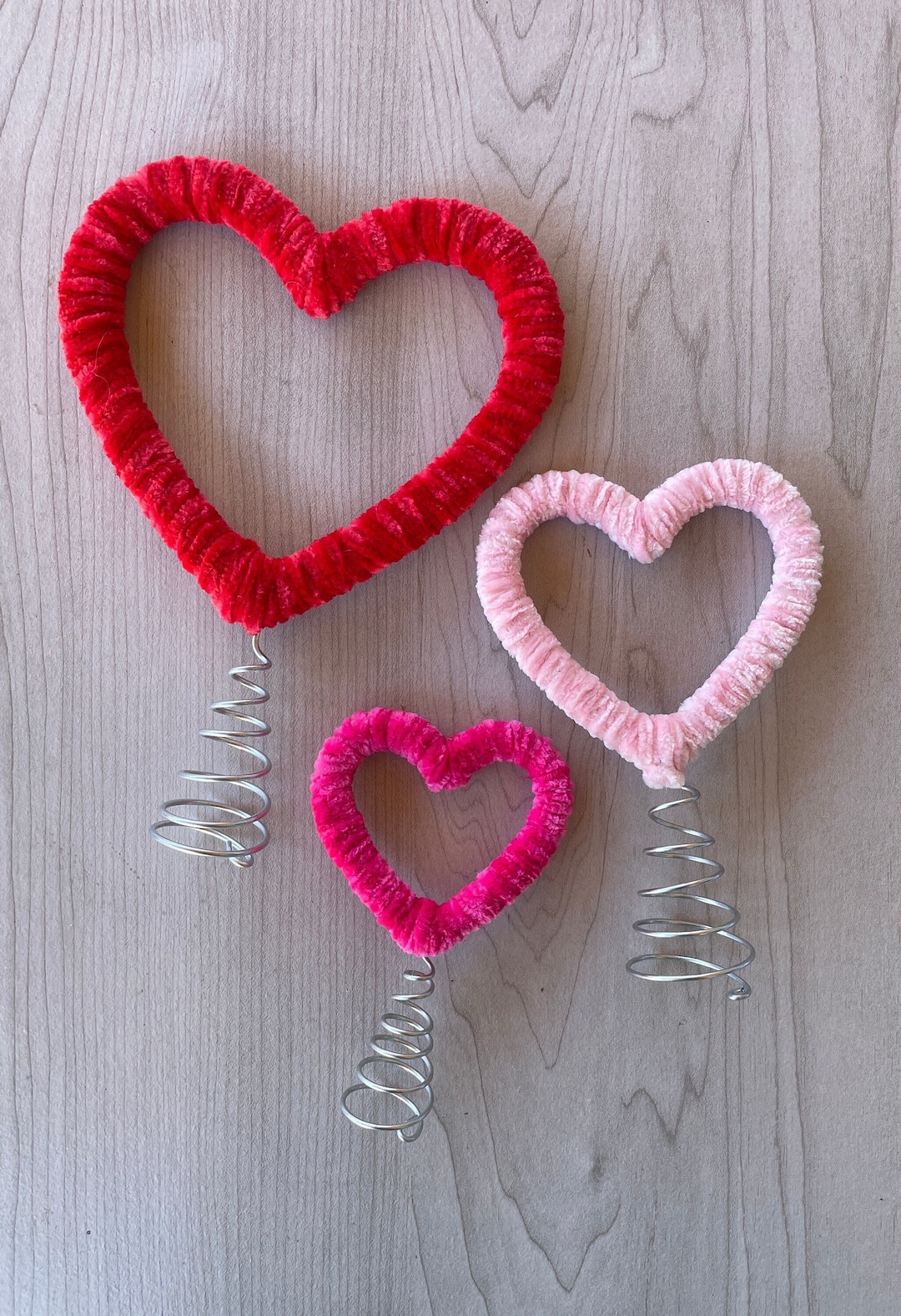 Heart Tree Topper for Your Valentine Tree 3, 4 or 6 Inch Hearts Choose