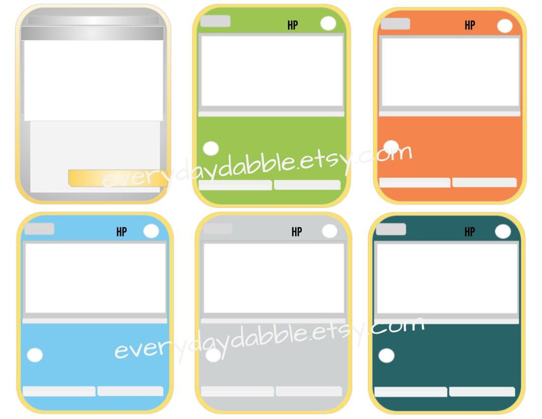 Trading Card Template Make Your Own Trading Cards Trading Card Activity