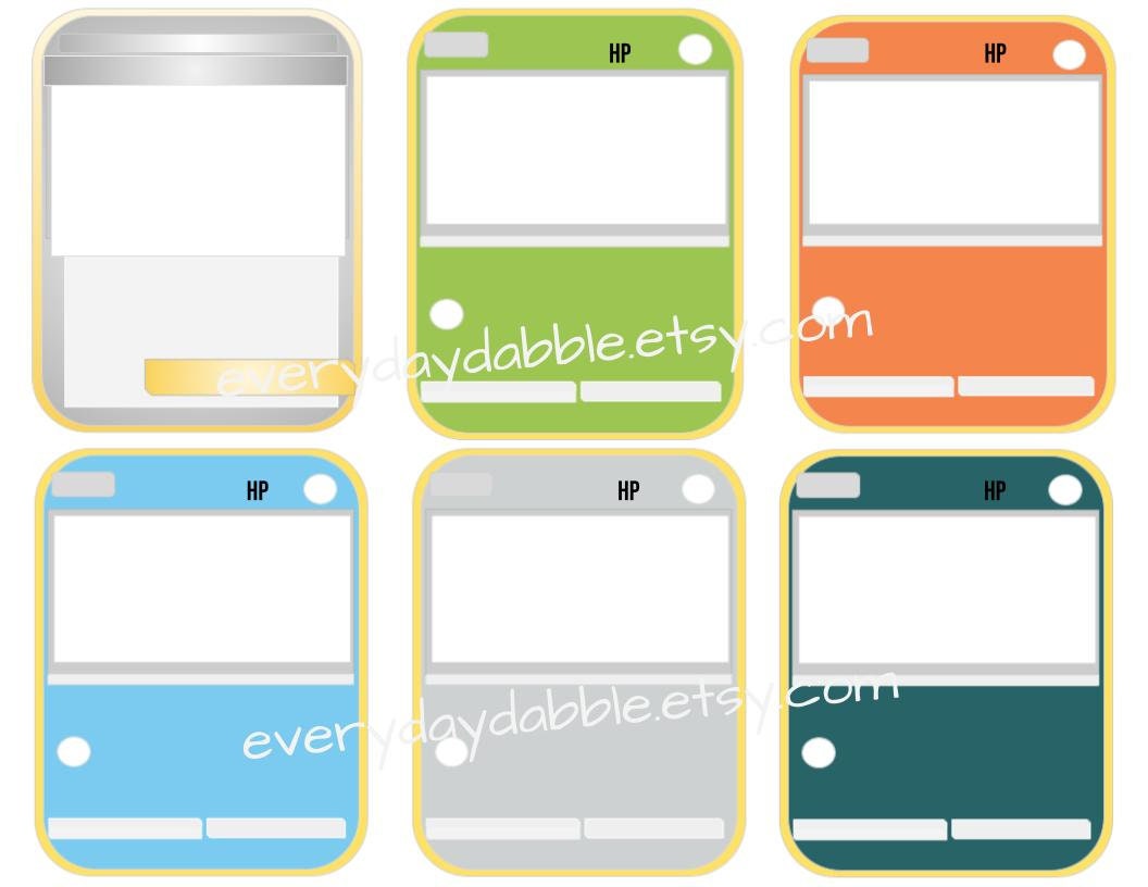 Trading Card Template Make Your Own Trading Cards Trading Etsy trading-card-template-make-your-own-trading-cards-trading-etsy
