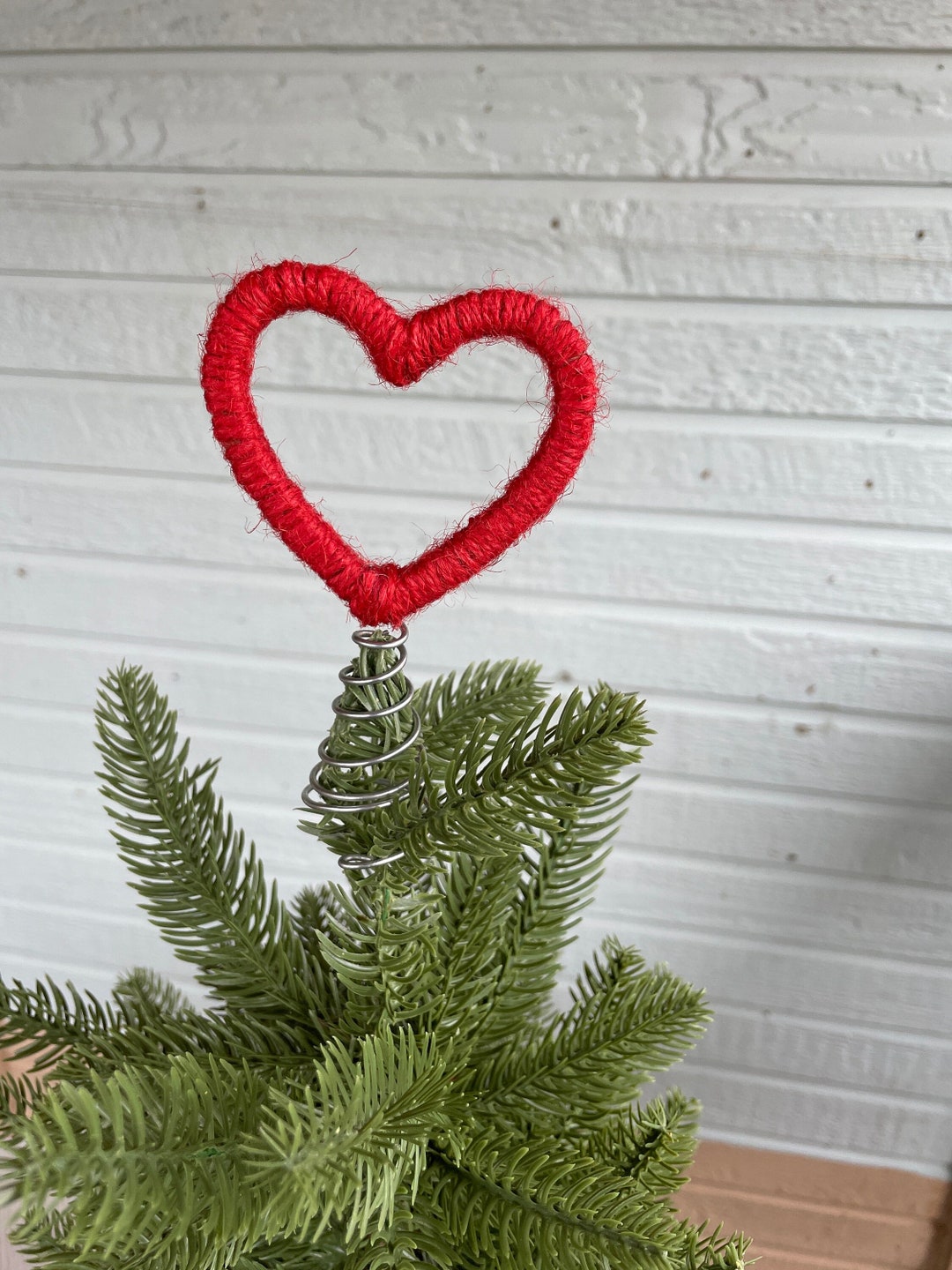 Mini Heart Tree Topper for Valentine's Tree Etsy
