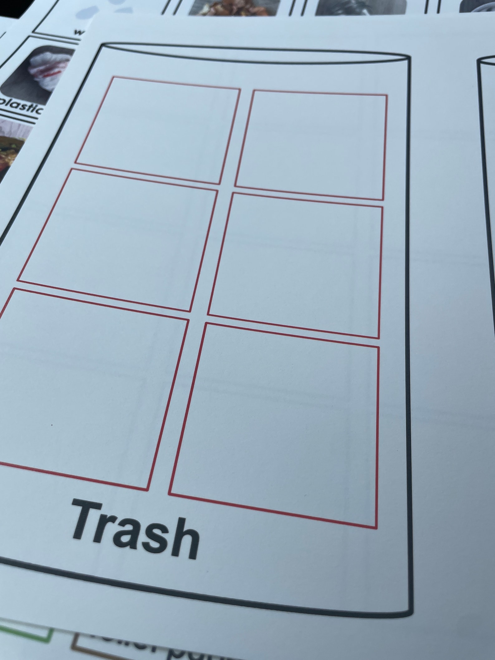 Compost Sorting Game: Printable Flashcards (PDF) - Etsy