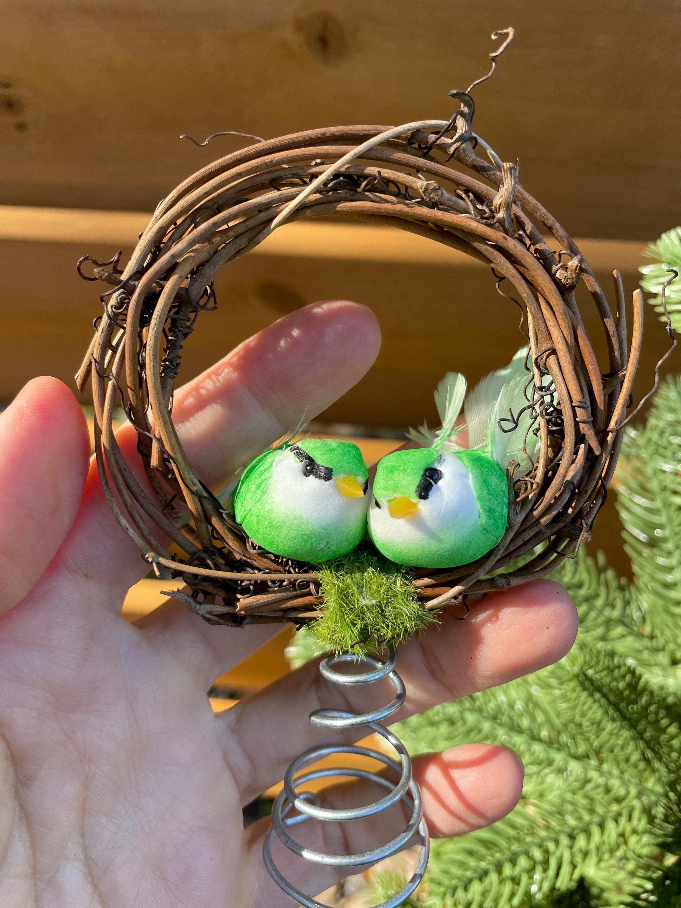 St Patrick’s Day Tree Topper: Mini Grapevine Wreath, Woodland Theme ...