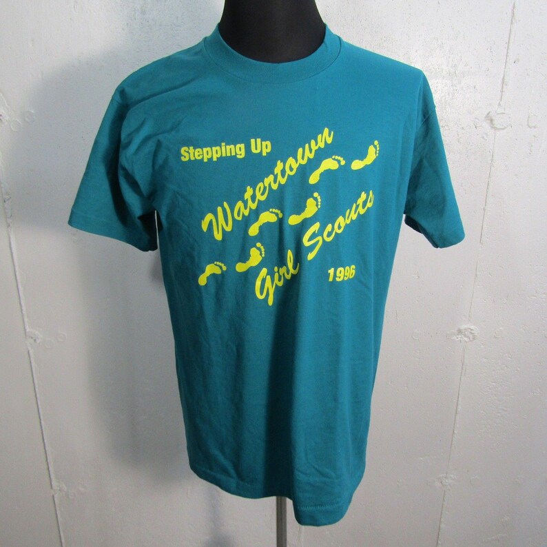 Vintage 1996 Single Stitch Girl Scouts Stepping Up T-Shirt Adult Size XL USA image 2