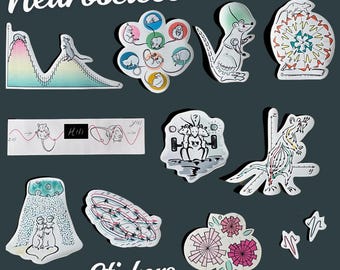 Neuroscience stickers
