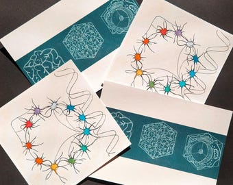 Neuroscience postcards/art prints