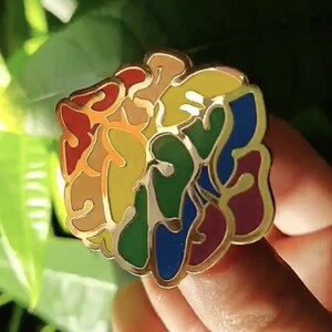 Brainbow cube pin