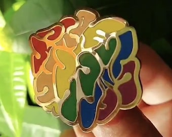 Brainbow cube pin