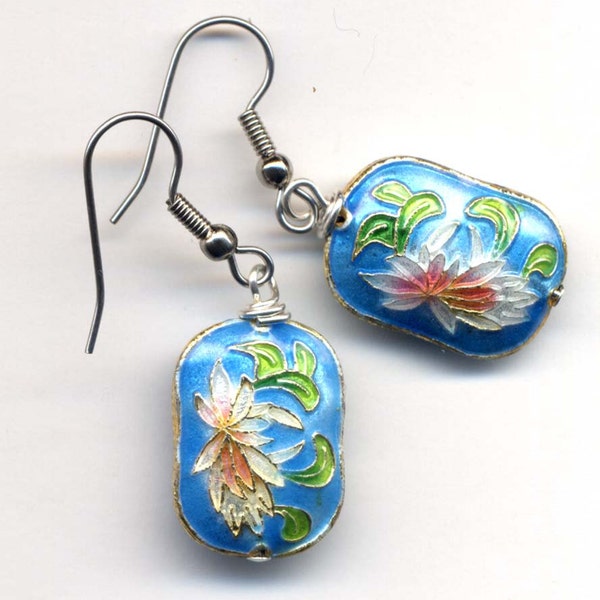 Cloisonne Earrings Sale Last pair