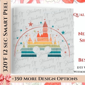 Disney 2025 Ready To Press, Disney Family Vacation DTF Transfer, Heat Press Transfer, Direct To Film, Disney Transfers, Disney Castle 2025