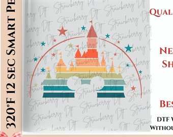 Disney 2026 Ready To Press, Disney Family Vacation DTF Transfer, Heat Press Transfer, Direct To Film, Disney Transfers, Disney Castle 2026