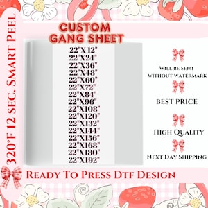DTF Gang Sheet, Custom DTF Transfers, Wholesale Gang, Bulk DTF Sheets, Ready To Press, Direct to Film Transfer, Dtf Sublimation