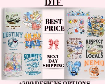 Disney Finding Nemo DTF Transfer, Disney Dory 2026 Dtf, Finding Nemo Cruise Ready To Press, Disney Family Cruise Dtf, Heat Press.
